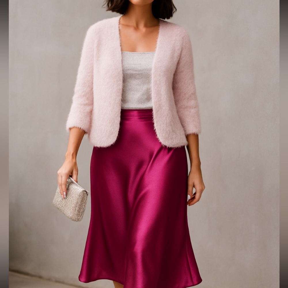 Monk & Lou / Lilac Eyelash Cardigan
